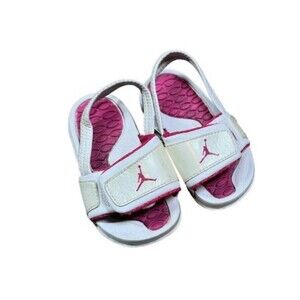 Jordan Hydro 2 (TD) Slides Pink Girls Baby Size 5C Toddler 487574-109 XS Nike